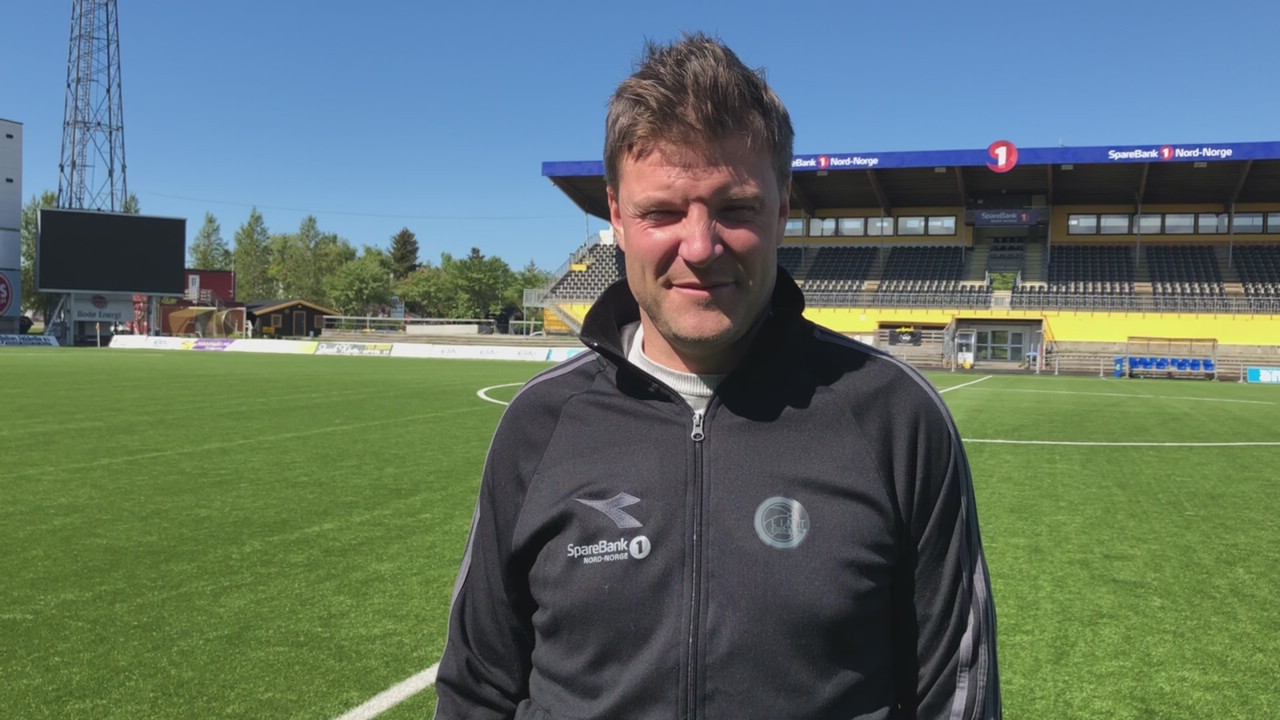 Aasmund før kampen mot Hødd.